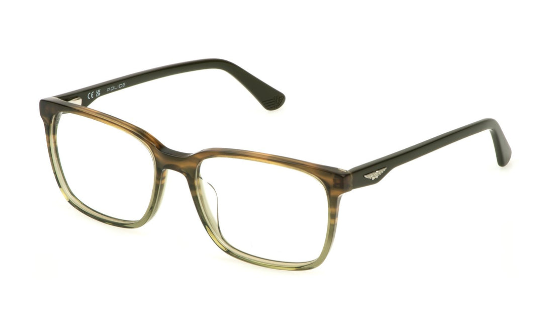 Translation missing: es.seo.product.type.gafas-graduadas police vpln81 0gg6 marron square masculino talla 55mm - Translation missing: es.seo.product.alt.imagen-principal