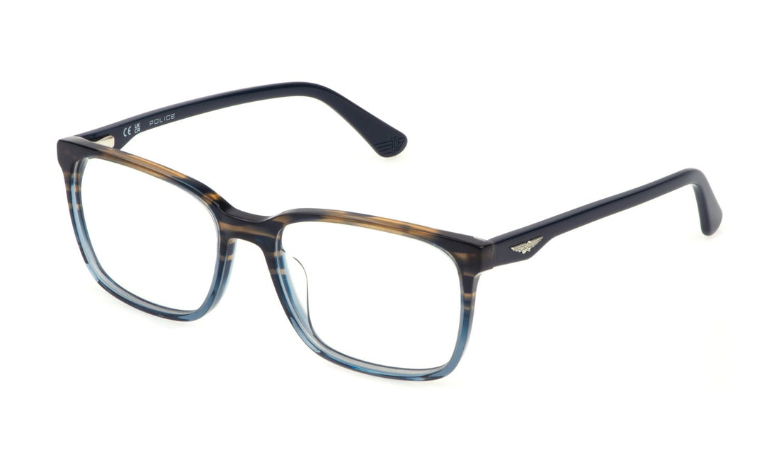 Translation missing: es.seo.product.type.gafas-graduadas police vpln81 0lmb marron square masculino talla 55mm - Translation missing: es.seo.product.alt.imagen-principal