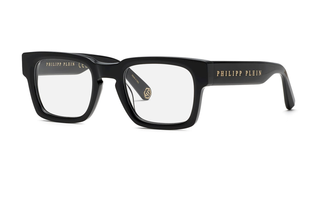 Translation missing: es.seo.product.type.gafas-graduadas philipp plein vpp145m 0700 negro rectangular masculino talla 51mm - Translation missing: es.seo.product.alt.imagen-principal