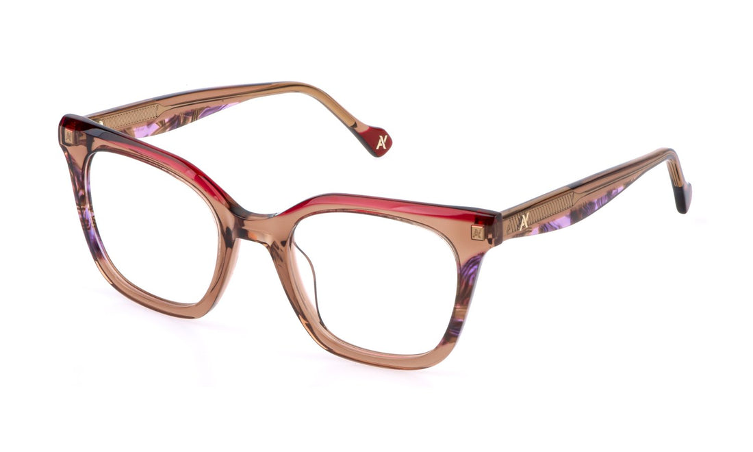 Translation missing: es.seo.product.type.gafas-graduadas yalea vya178v 0805 marron square femenino talla 49mm - Translation missing: es.seo.product.alt.imagen-principal