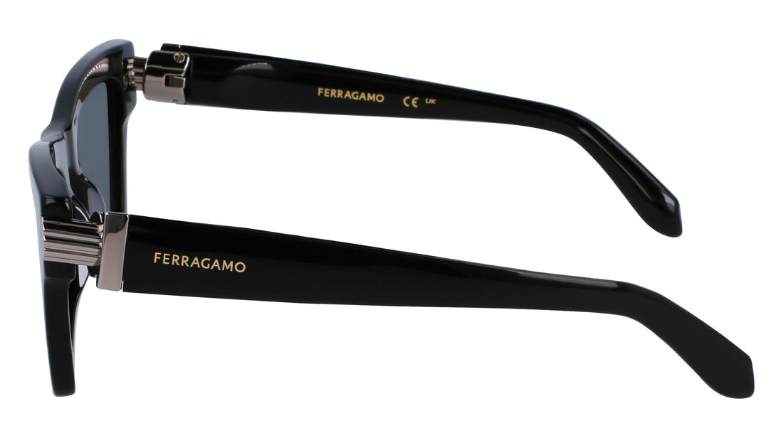 Translation missing: es.seo.product.type.gafas-de-sol ferragamo sf2013s 001 negro rectangular femenino talla 52mm - Translation missing: es.seo.product.alt.imagen-secundaria