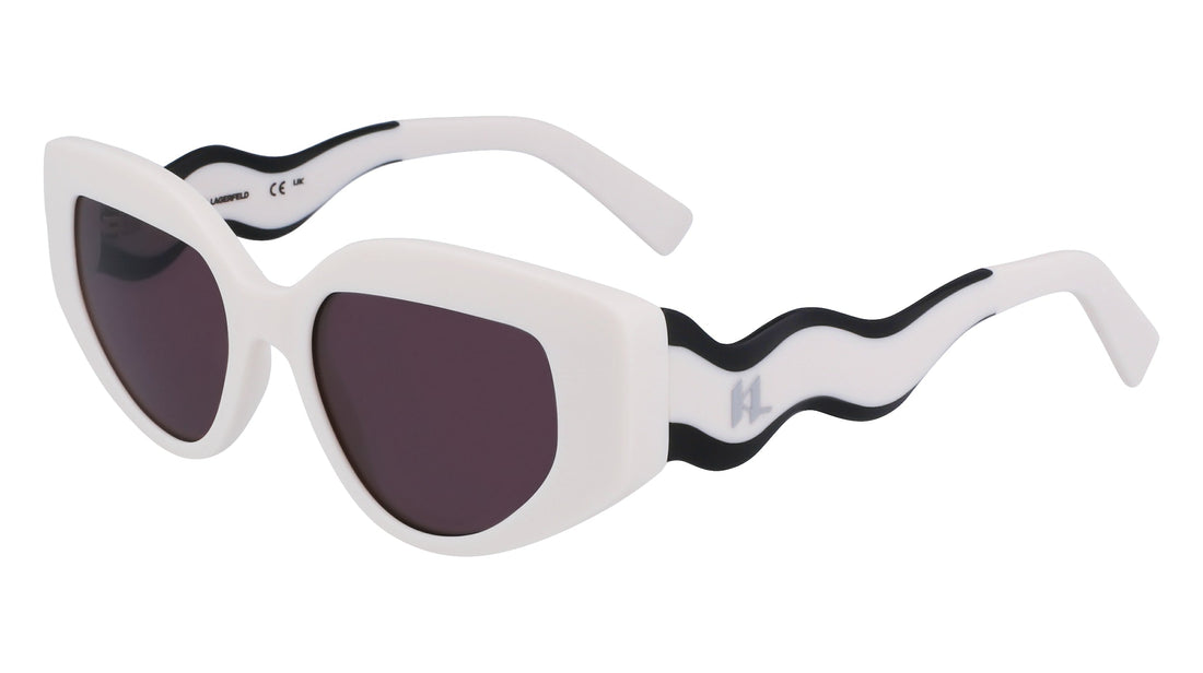 Translation missing: es.seo.product.type.gafas-de-sol karl lagerfeld kl6144s 101 blanco cat eye femenino talla 50mm - Translation missing: es.seo.product.alt.imagen-secundaria