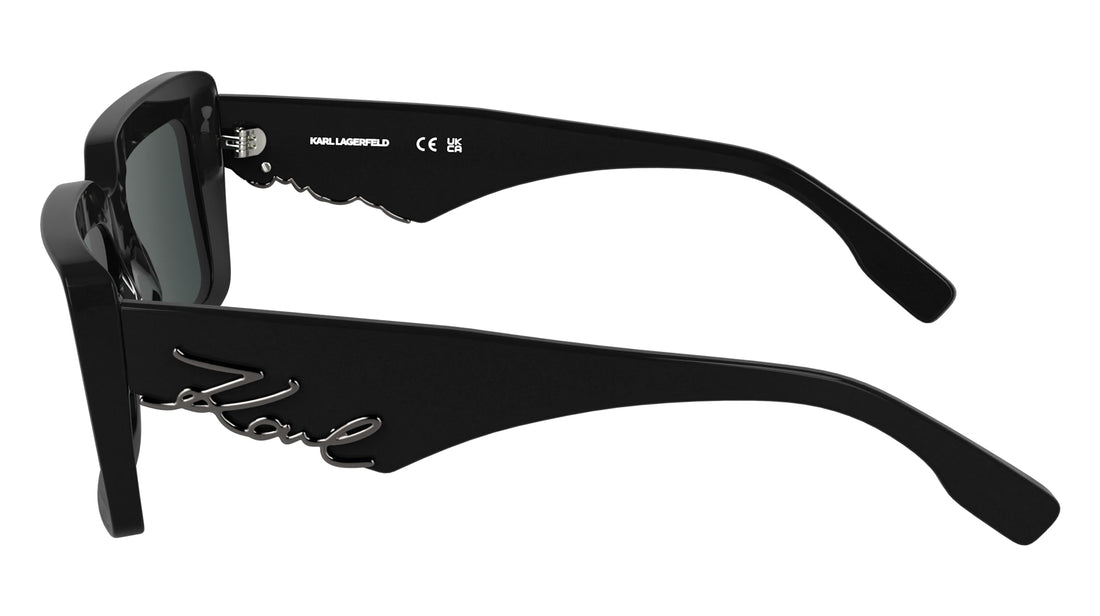 Translation missing: es.seo.product.type.gafas-de-sol karl lagerfeld kl6180s 001 negro rectangular femenino talla 53mm - Translation missing: es.seo.product.alt.imagen-secundaria