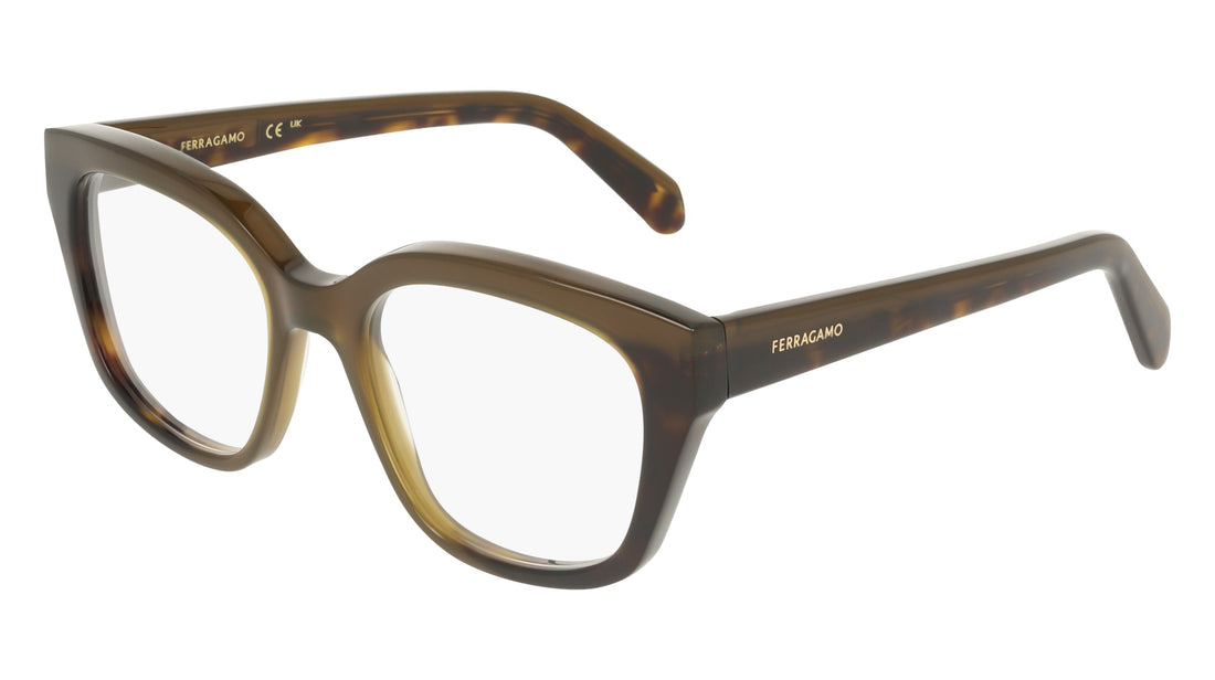 Translation missing: es.seo.product.type.gafas-graduadas ferragamo sf3023 338 verde rectangular femenino talla 51mm - Translation missing: es.seo.product.alt.imagen-secundaria
