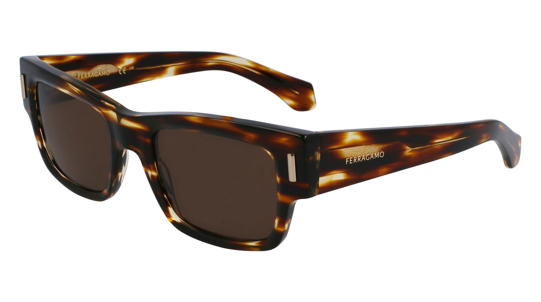 Translation missing: es.seo.product.type.gafas-de-sol ferragamo sf2011s 216 marron rectangular masculino talla 53mm - Translation missing: es.seo.product.alt.imagen-secundaria