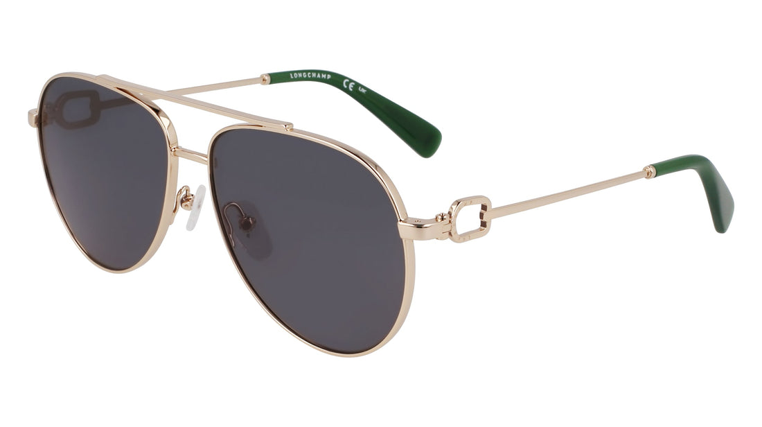 Translation missing: es.seo.product.type.gafas-de-sol longchamp lo178s 713 dorado pilot femenino talla 58mm - Translation missing: es.seo.product.alt.imagen-secundaria