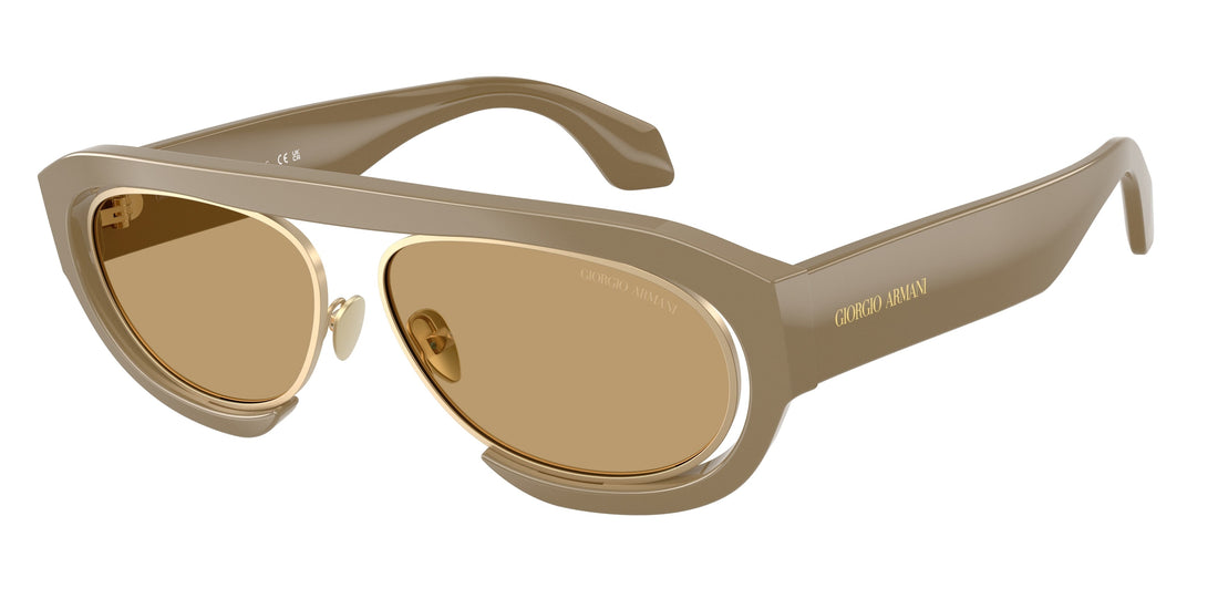 Translation missing: es.seo.product.type.gafas-de-sol giorgio armani ar8239 622273 beis oval masculino talla 57mm - Translation missing: es.seo.product.alt.imagen-principal