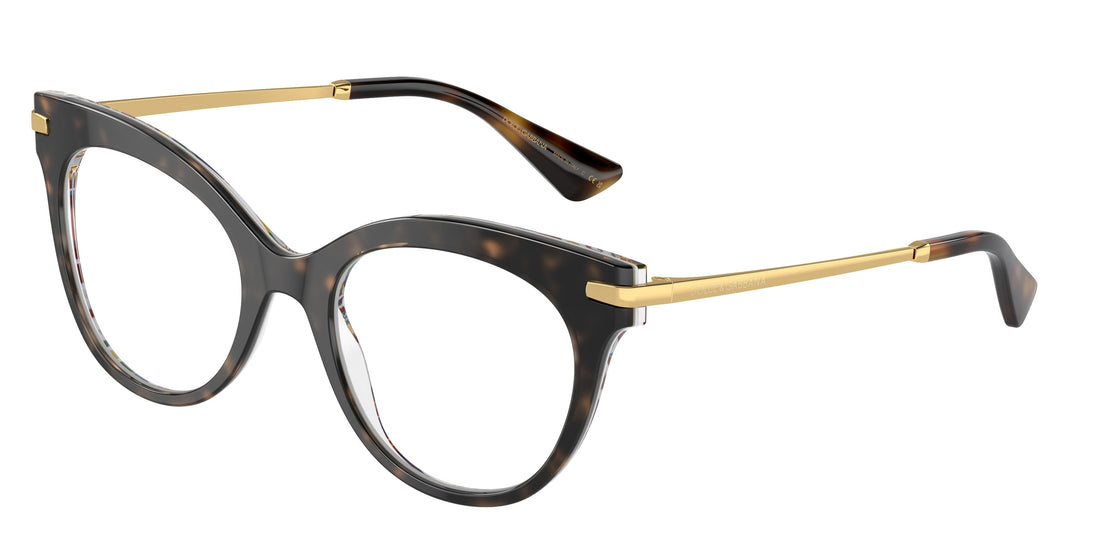 Translation missing: es.seo.product.type.gafas-graduadas dolce & gabbana dg3392 3217 havana butterfly femenino talla 52mm - Translation missing: es.seo.product.alt.imagen-principal