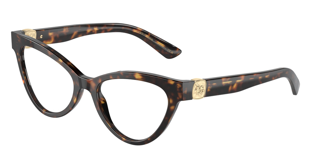 Translation missing: es.seo.product.type.gafas-graduadas dolce & gabbana dg3394 502 havana cat eye femenino talla 52mm - Translation missing: es.seo.product.alt.imagen-principal