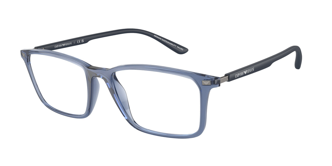 Translation missing: es.seo.product.type.gafas-graduadas emporio armani ea3237 6108 azul rectangular masculino talla 55mm - Translation missing: es.seo.product.alt.imagen-principal