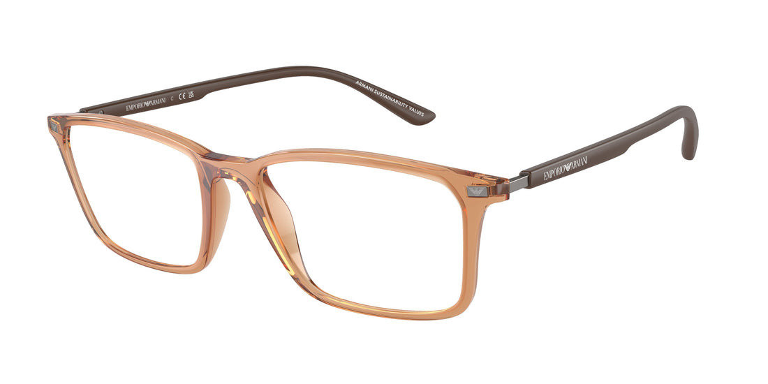 Translation missing: es.seo.product.type.gafas-graduadas emporio armani ea3237 6110 marron rectangular masculino talla 53mm - Translation missing: es.seo.product.alt.imagen-principal