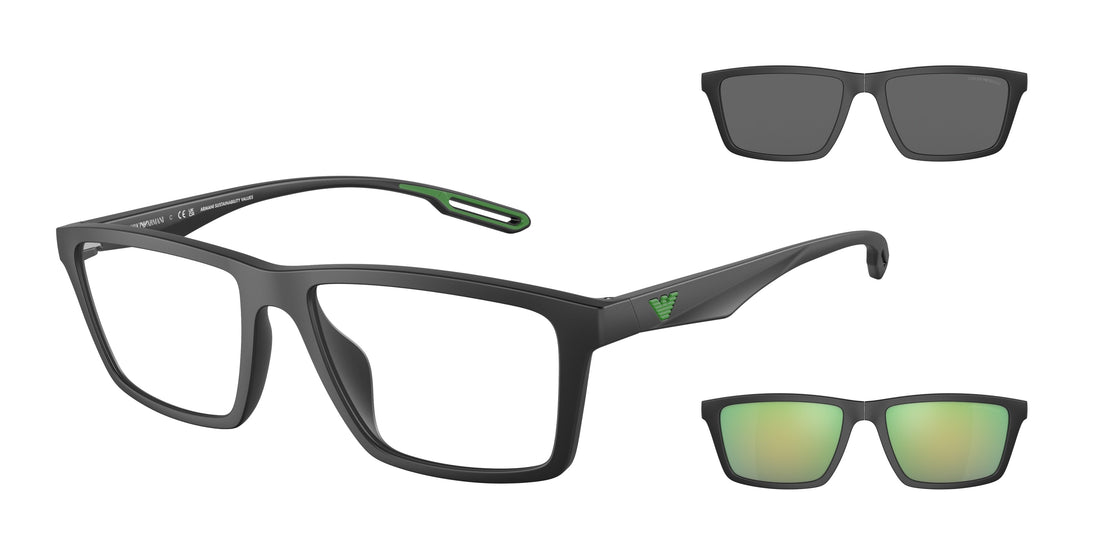 Translation missing: es.seo.product.type.gafas-de-sol emporio armani ea4189u 50011w negro rectangular masculina talla 55mm - Translation missing: es.seo.product.alt.imagen-principal
