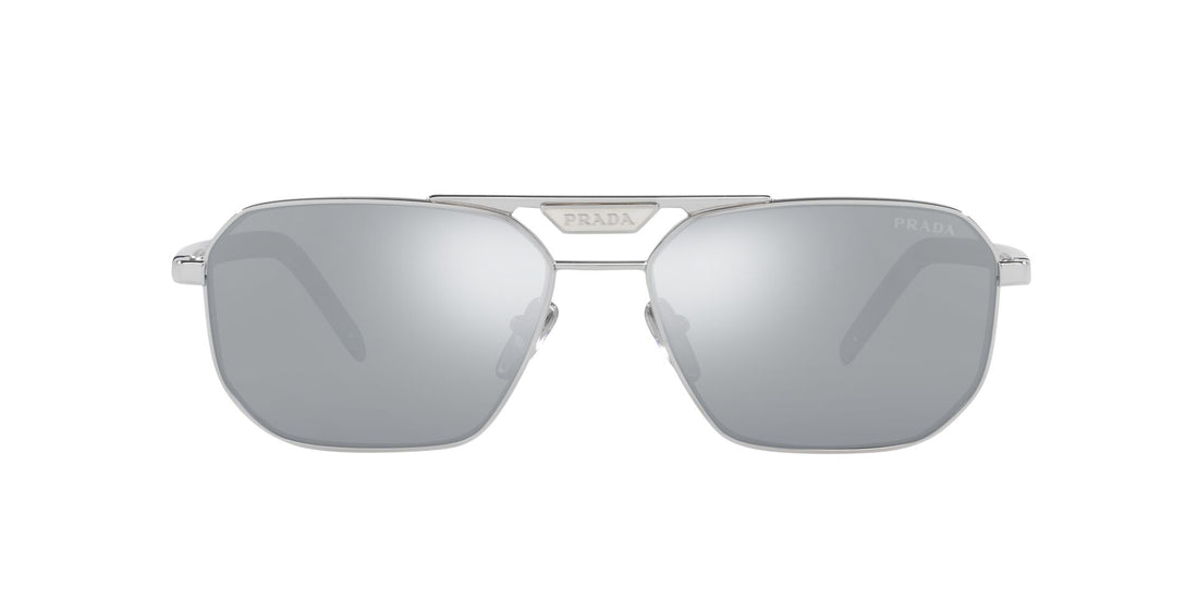 Translation missing: es.seo.product.type.gafas-de-sol prada pr 58ys 1bc02r plateado rectangular masculino talla 57mm - Translation missing: es.seo.product.alt.imagen-secundaria