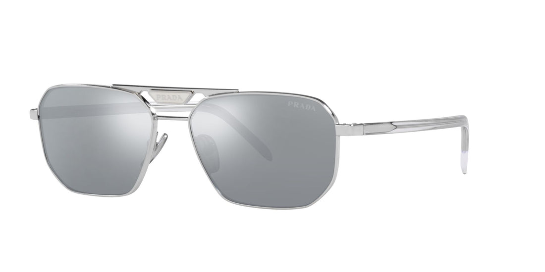 Translation missing: es.seo.product.type.gafas-de-sol prada pr 58ys 1bc02r plateado rectangular masculino talla 57mm - Translation missing: es.seo.product.alt.imagen-principal