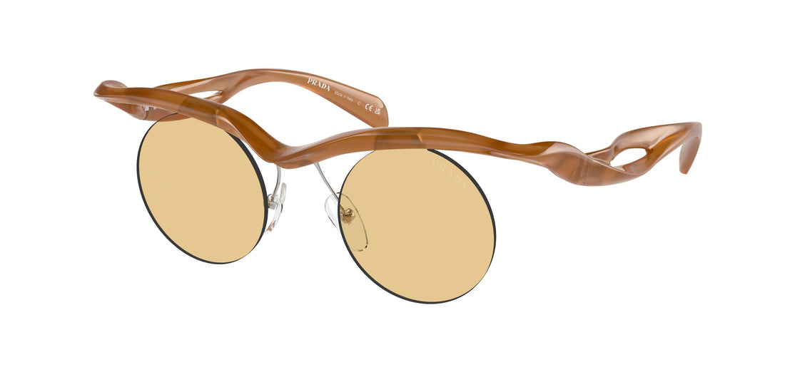 Translation missing: es.seo.product.type.gafas-de-sol prada pr a24s 13s80e marron round femenino talla 43mm - Translation missing: es.seo.product.alt.imagen-principal