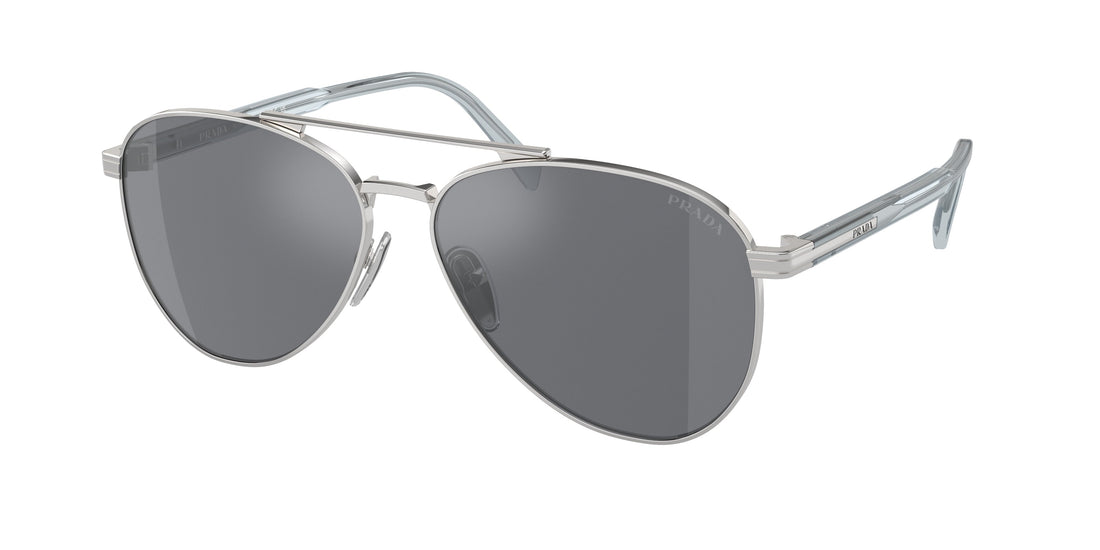 Translation missing: es.seo.product.type.gafas-de-sol prada pr a58s 1bc175 plateado pilot masculino talla 61mm - Translation missing: es.seo.product.alt.imagen-principal