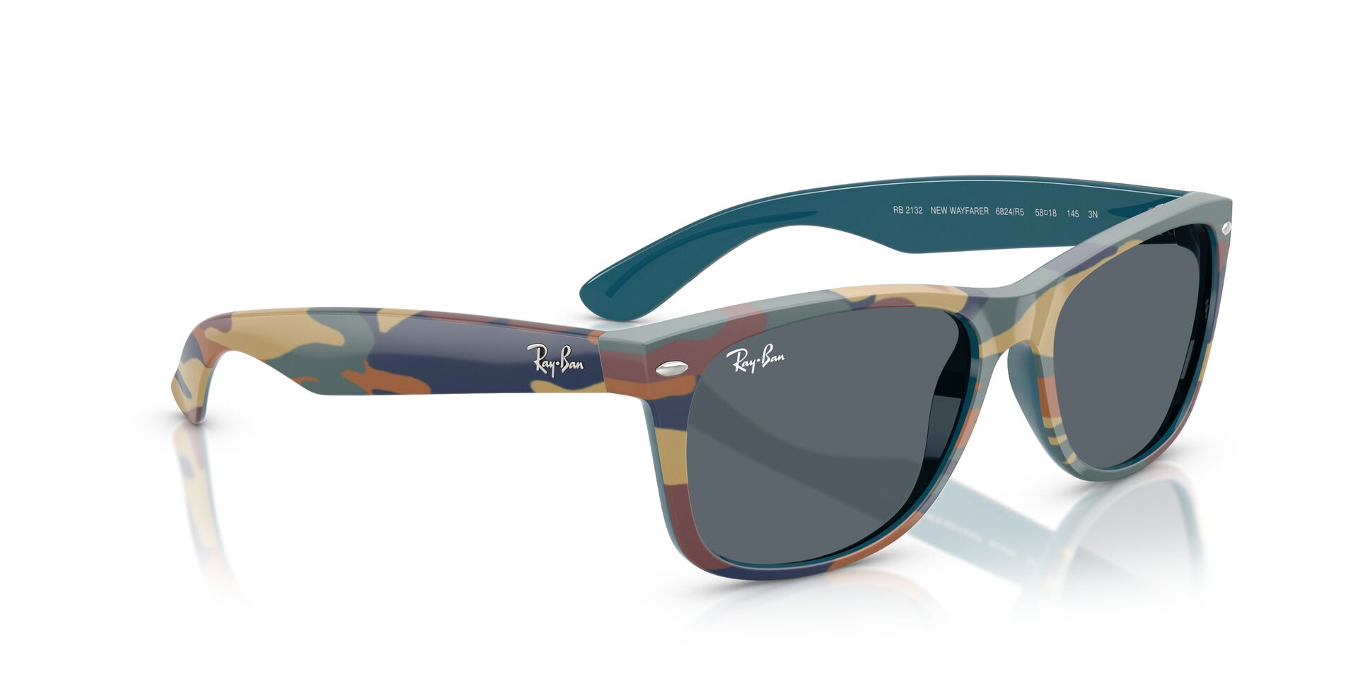 RAY-BAN RB2132 NEW WAYFARER 6824R5 55