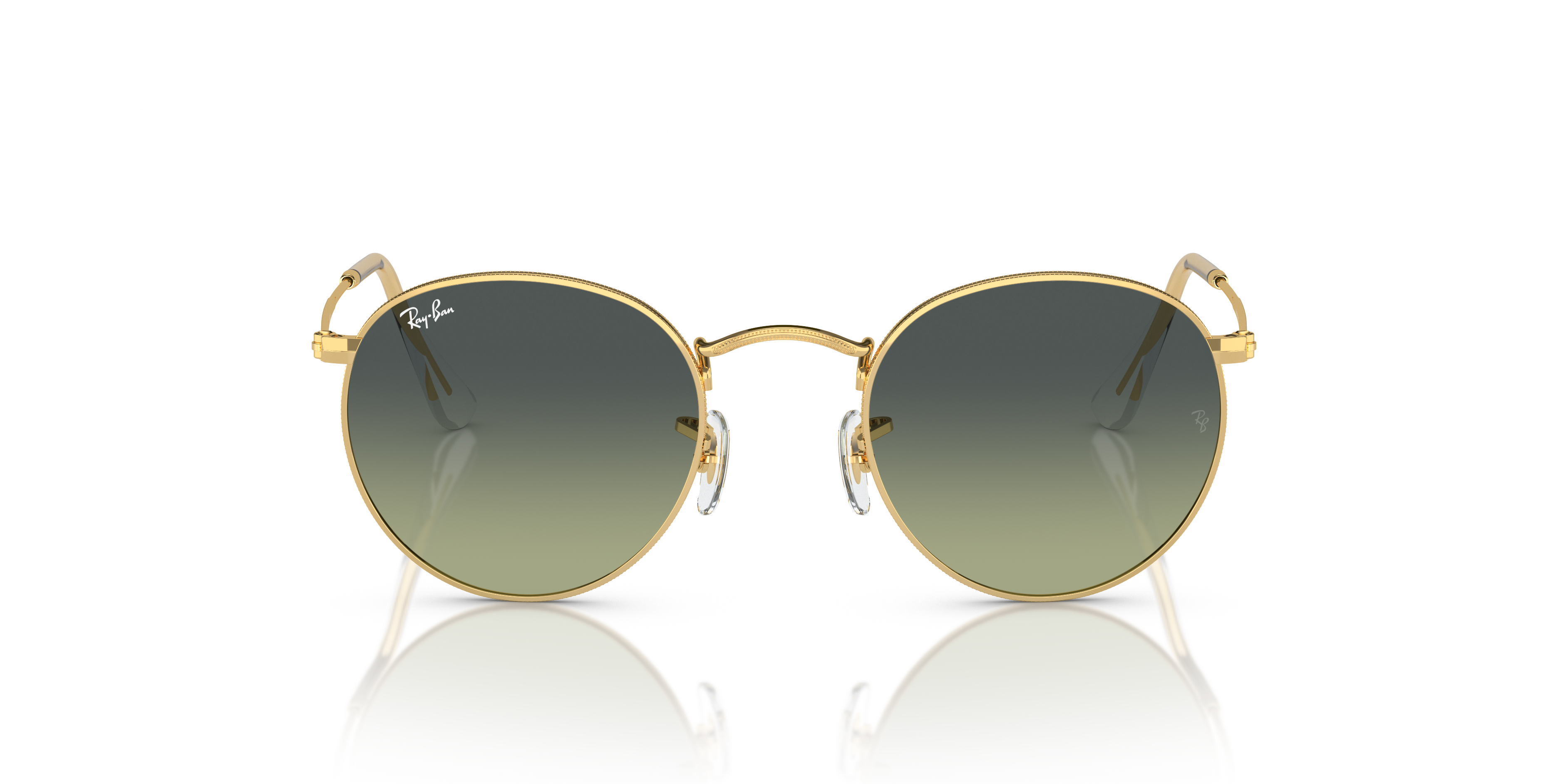 RAY-BAN RB3447 ROUND METAL 001/BH 53