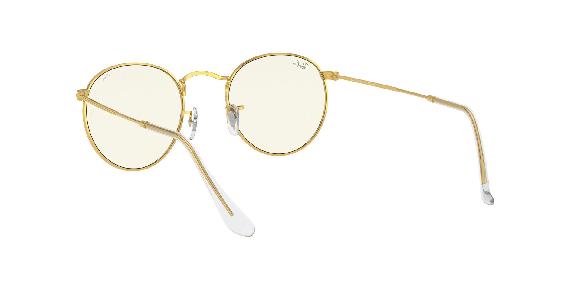 RAY-BAN RB3447 ROUND METAL 9196BL 53
