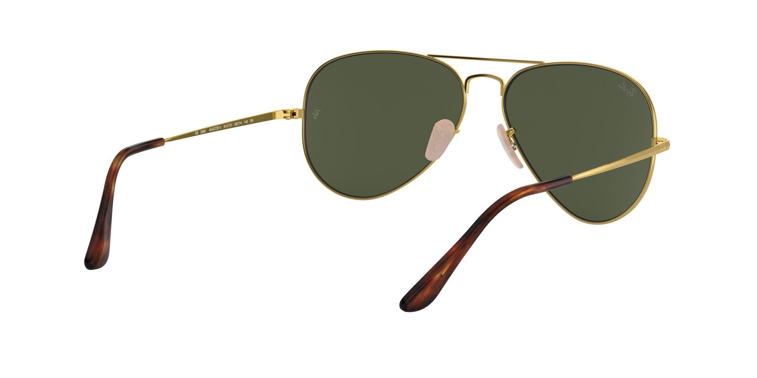 RAY-BAN RB3689 AVIATOR METAL II 914731 58