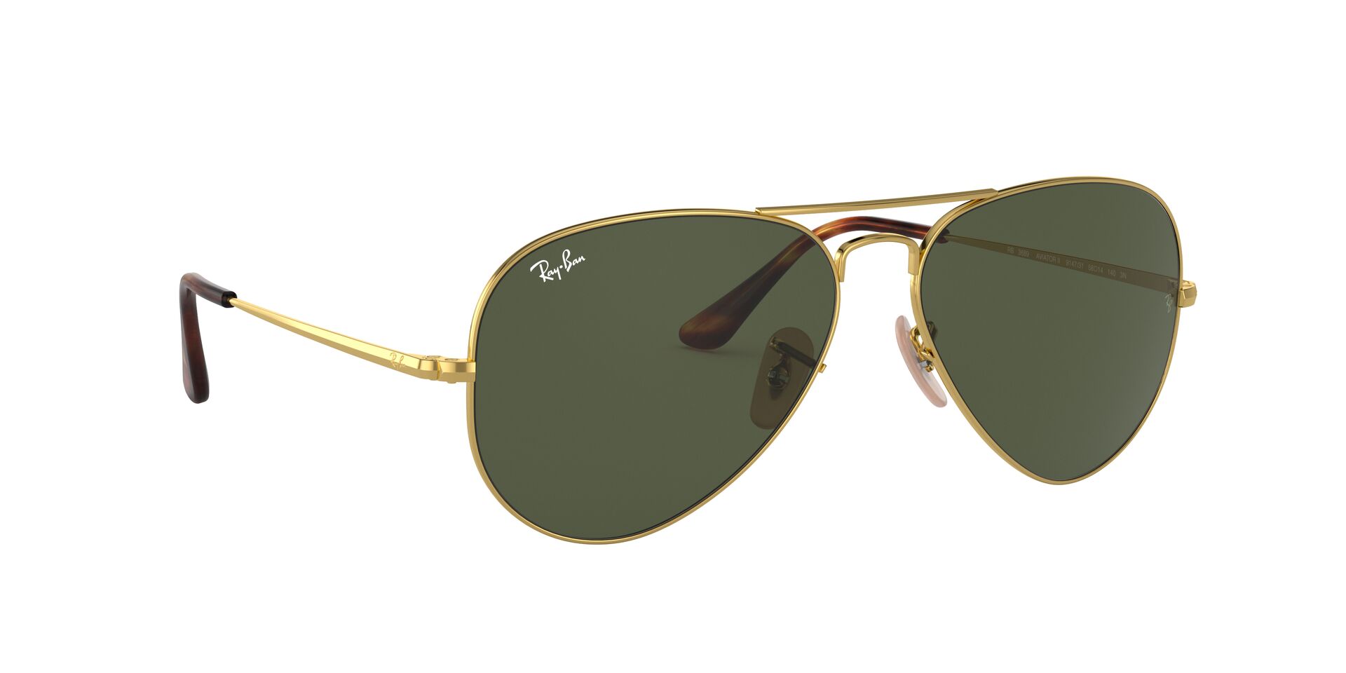 RAY-BAN RB3689 AVIATOR METAL II 914731 58