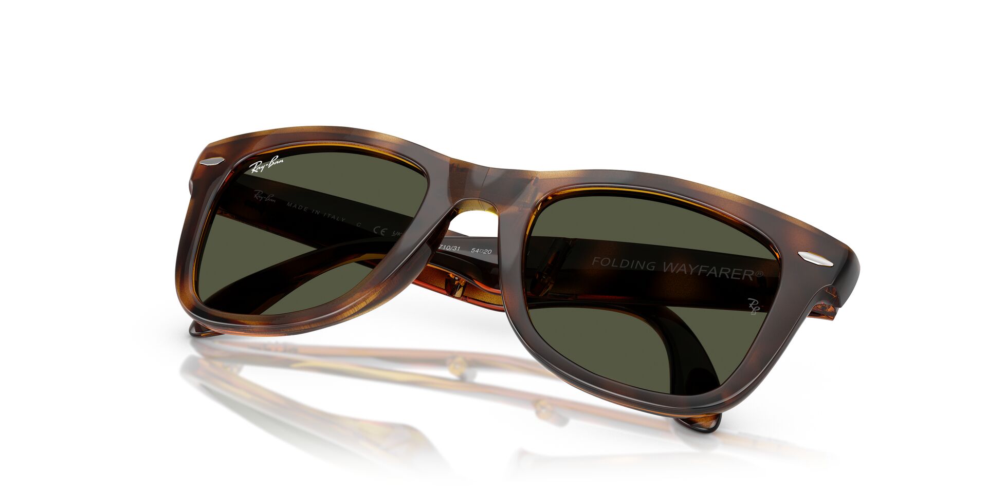 RAY-BAN RB4105 FOLDING WAYFARER 710/31 50