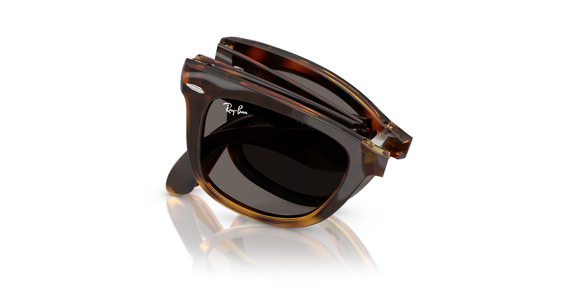 RAY-BAN RB4105 FOLDING WAYFARER 710/B1 50