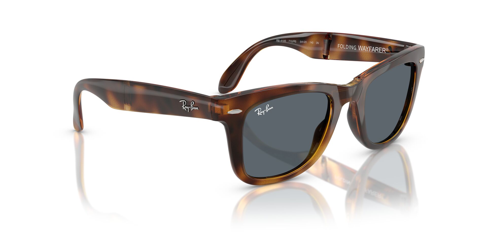 RAY-BAN RB4105 FOLDING WAYFARER 710/R5 50