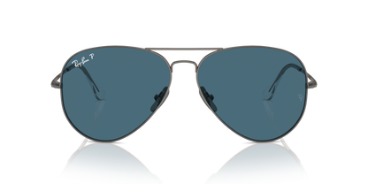 RAY-BAN RB8089 AVIATOR TITANIUM 165/S2 58
