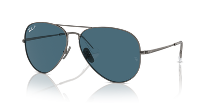 RAY-BAN RB8089 AVIATOR TITANIUM 165/S2 58