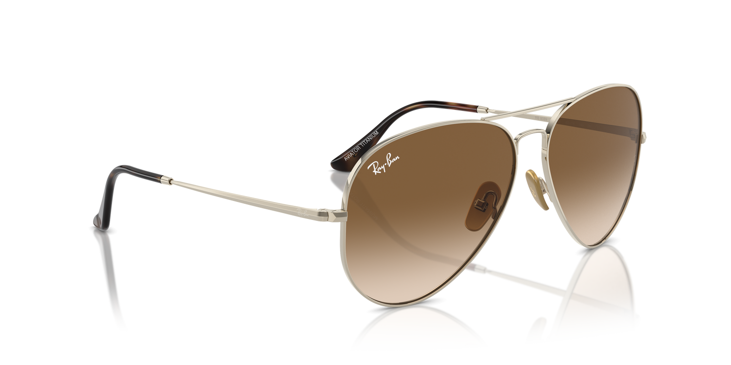 RAY-BAN RB8089 AVIATOR TITANIUM 926551 58
