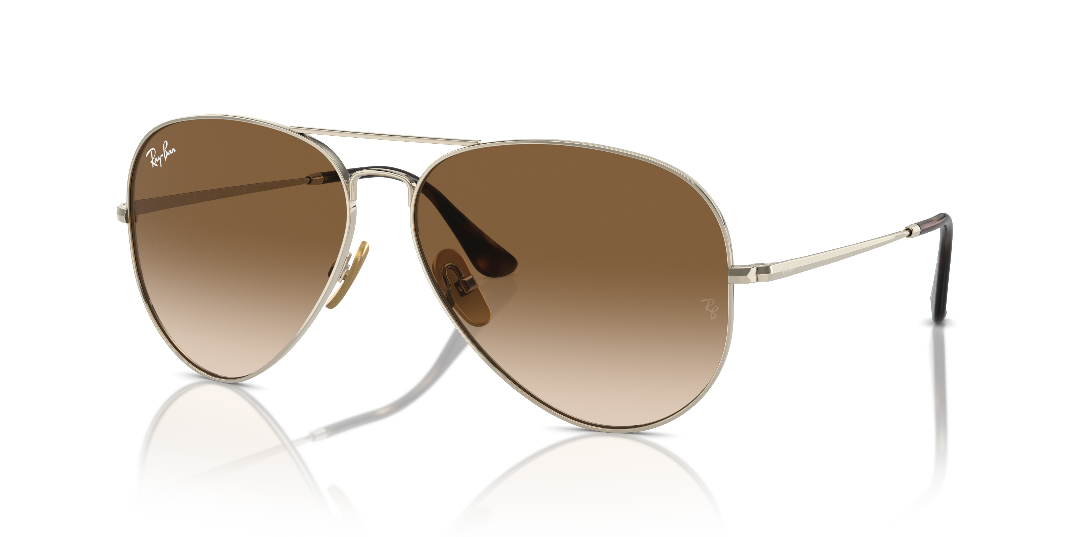 RAY-BAN RB8089 AVIATOR TITANIUM 926551 58