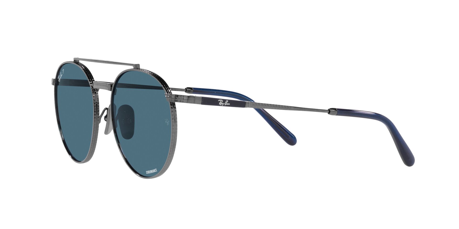 RAY-BAN RB8237 ROUND II TITANIUM 3142S2 53