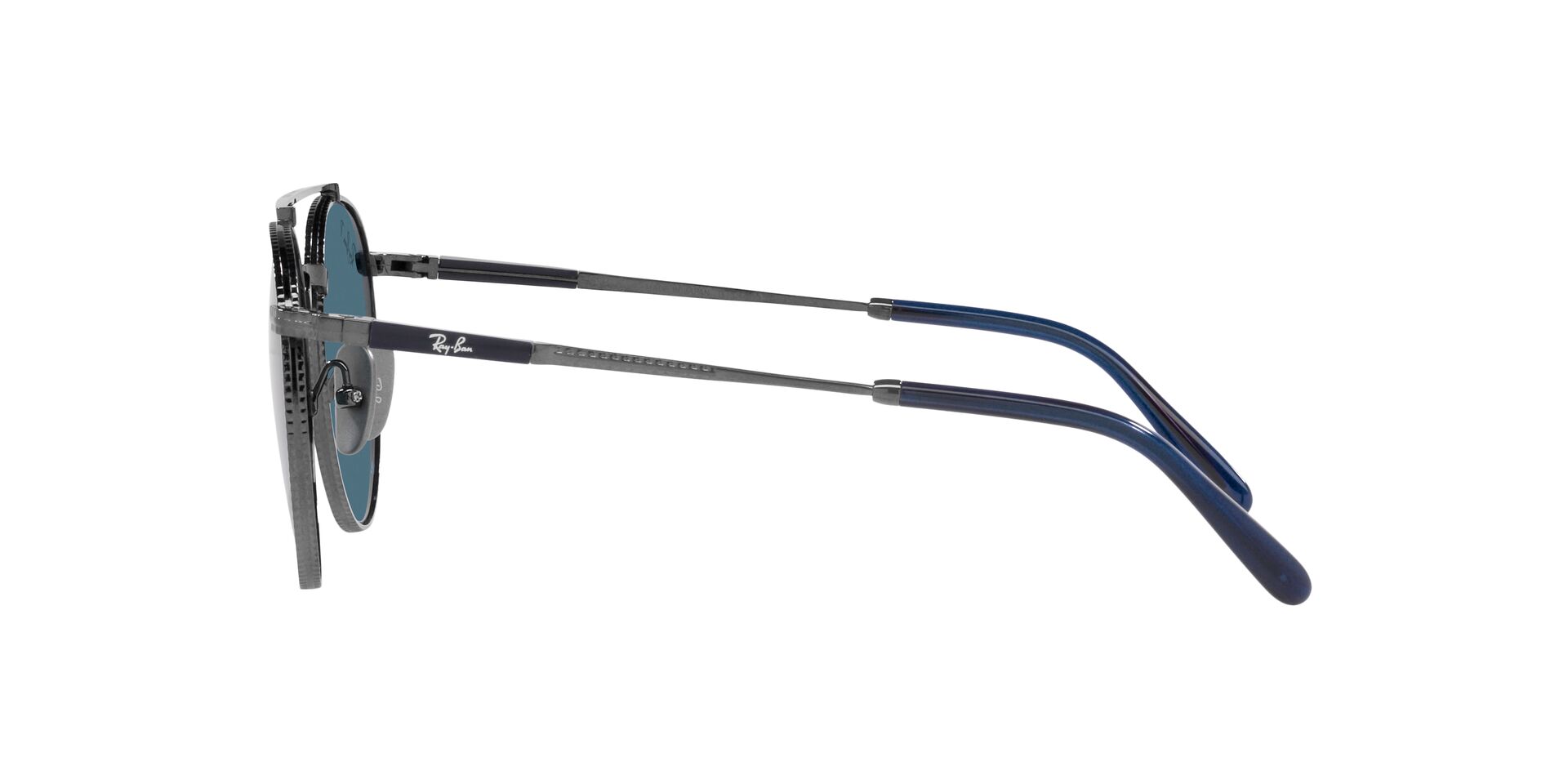 RAY-BAN RB8237 ROUND II TITANIUM 3142S2 53