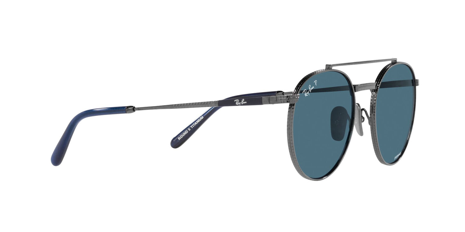 RAY-BAN RB8237 ROUND II TITANIUM 3142S2 53