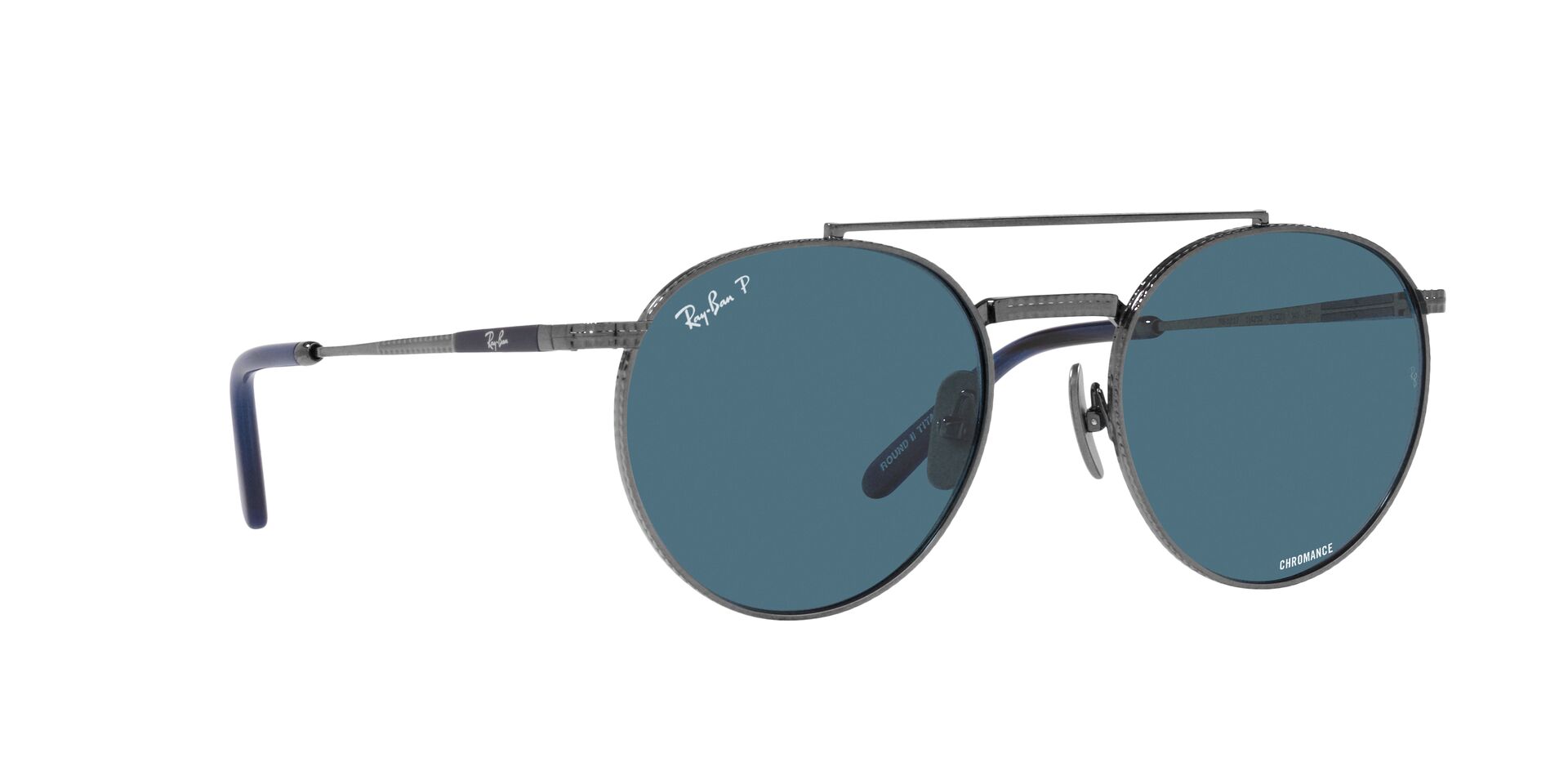 RAY-BAN RB8237 ROUND II TITANIUM 3142S2 53