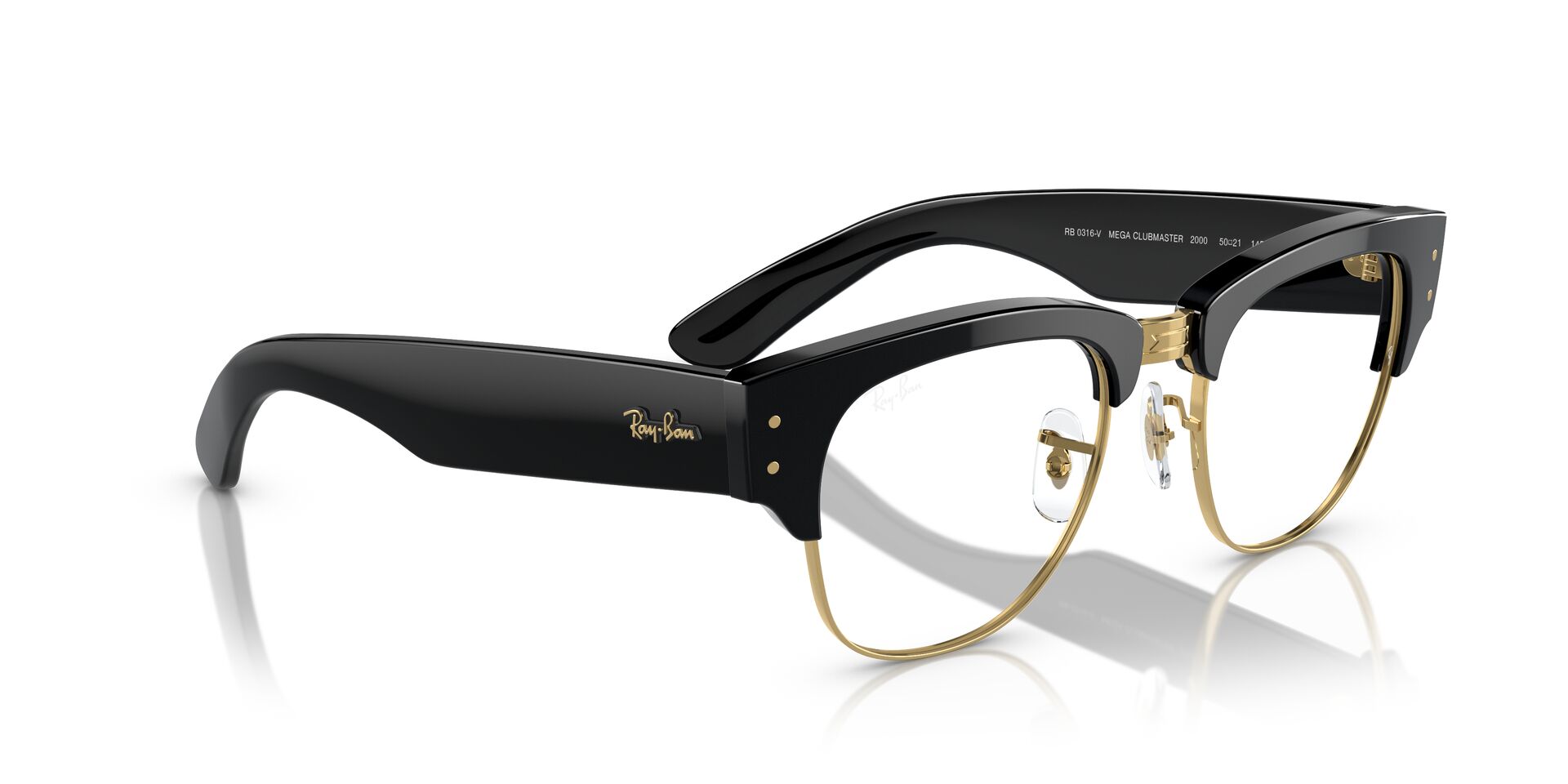 RAY-BAN RX0316V MEGA CLUBMASTER 2000 50
