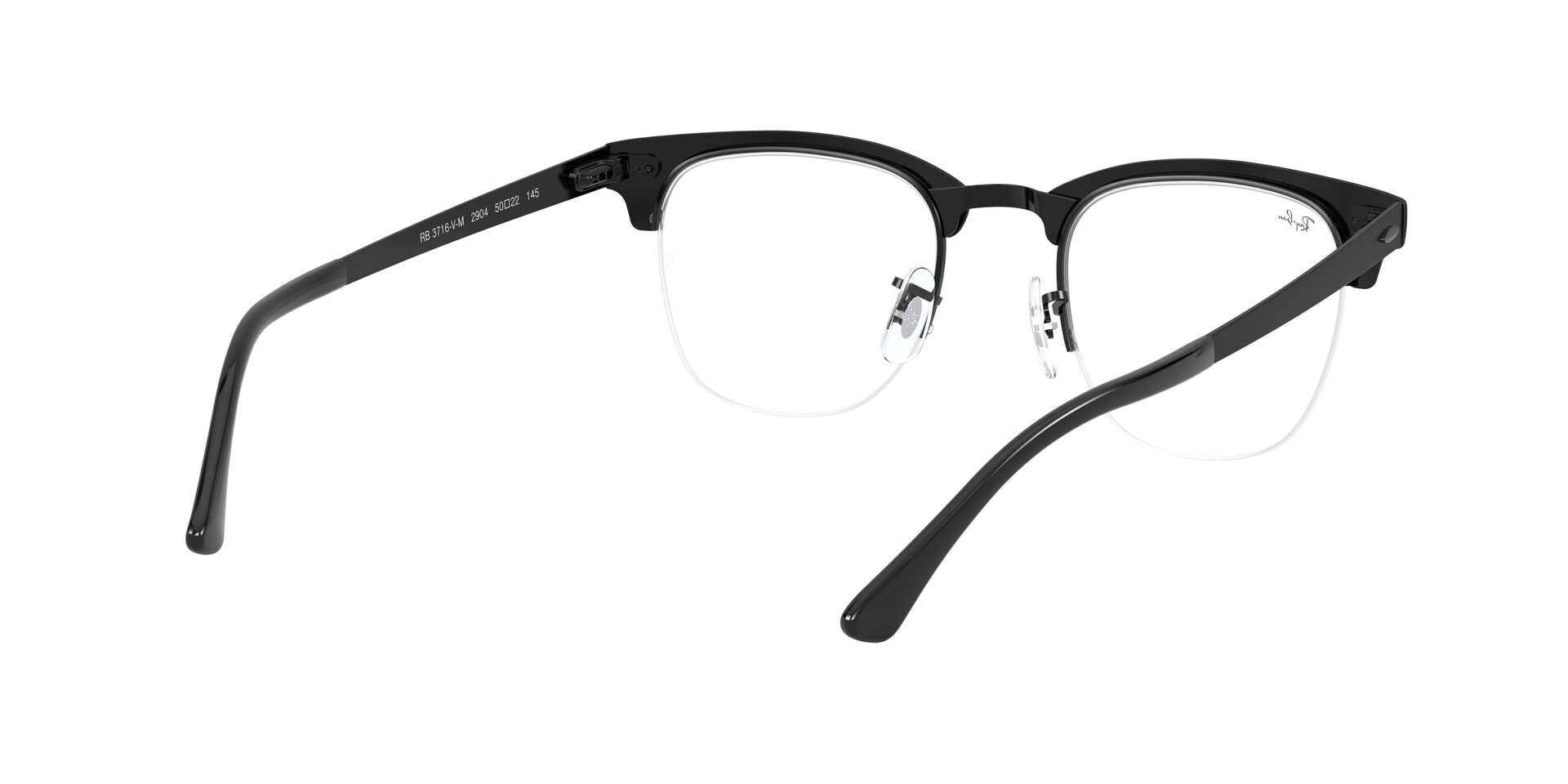 RAY-BAN RX3716VM CLUBMASTER METAL 2904 50