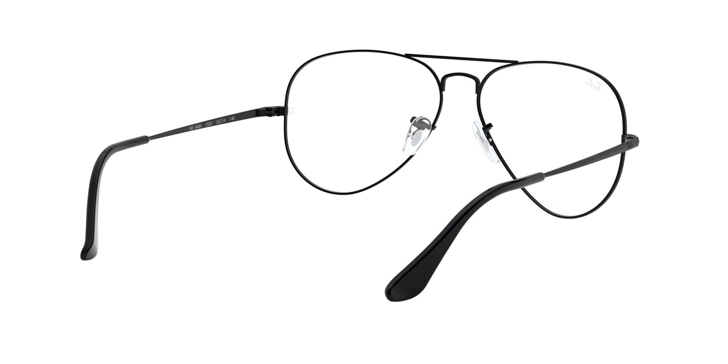 RAY-BAN RX6489 AVIATOR 2503 58