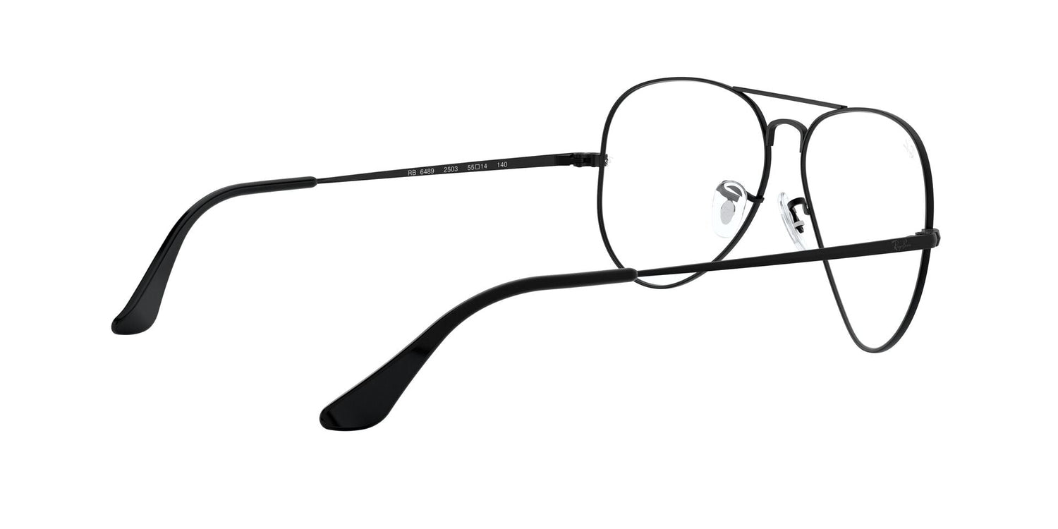 RAY-BAN RX6489 AVIATOR 2503 58