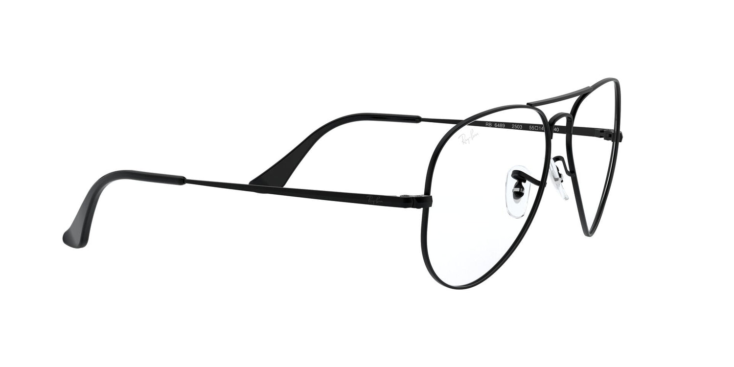 RAY-BAN RX6489 AVIATOR 2503 58