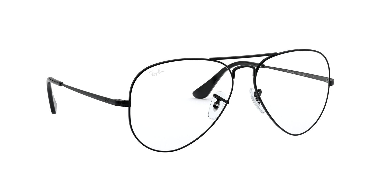 RAY-BAN RX6489 AVIATOR 2503 58