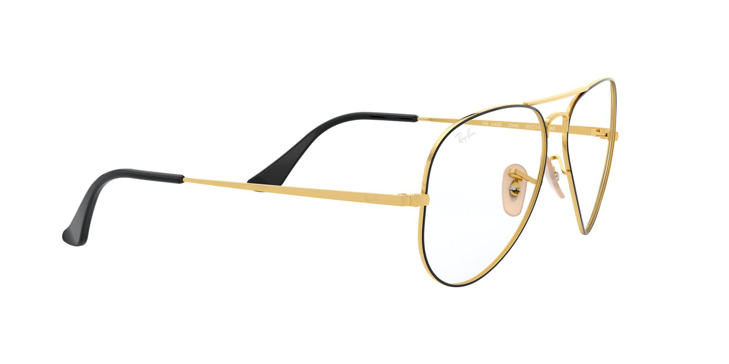 RAY-BAN RX6489 AVIATOR 2946 58