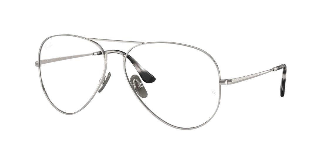 Translation missing: es.seo.product.type.gafas-graduadas ray-ban rx8789 aviator titanium 1002 plateado unisex talla 58mm - Translation missing: es.seo.product.alt.imagen-principal