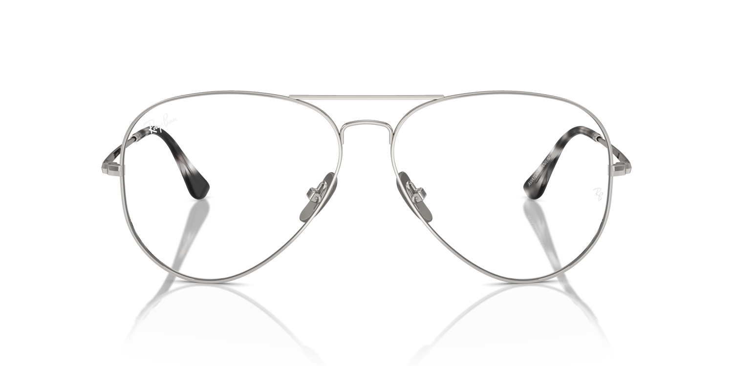 RAY-BAN RX8789 AVIATOR TITANIUM 1002 58