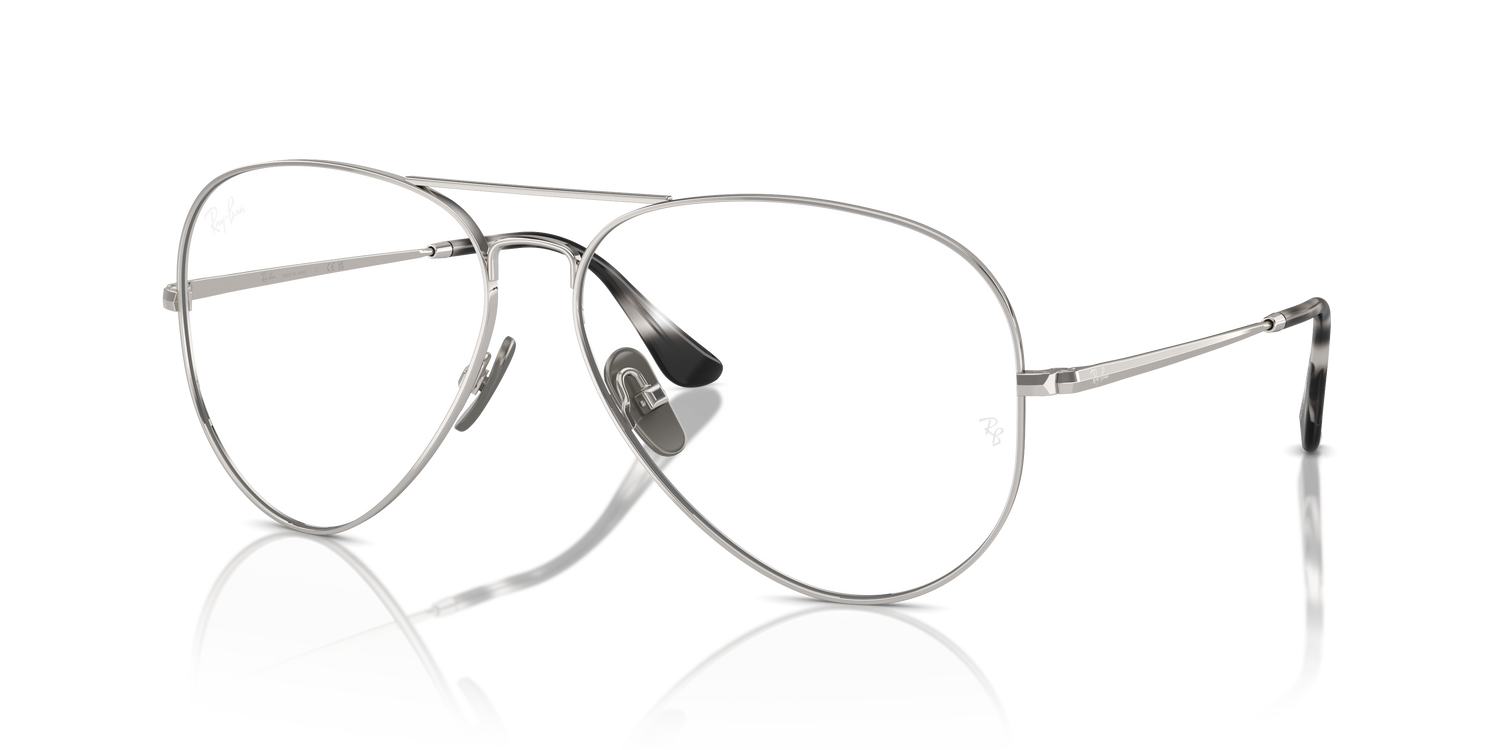 RAY-BAN RX8789 AVIATOR TITANIUM 1002 58
