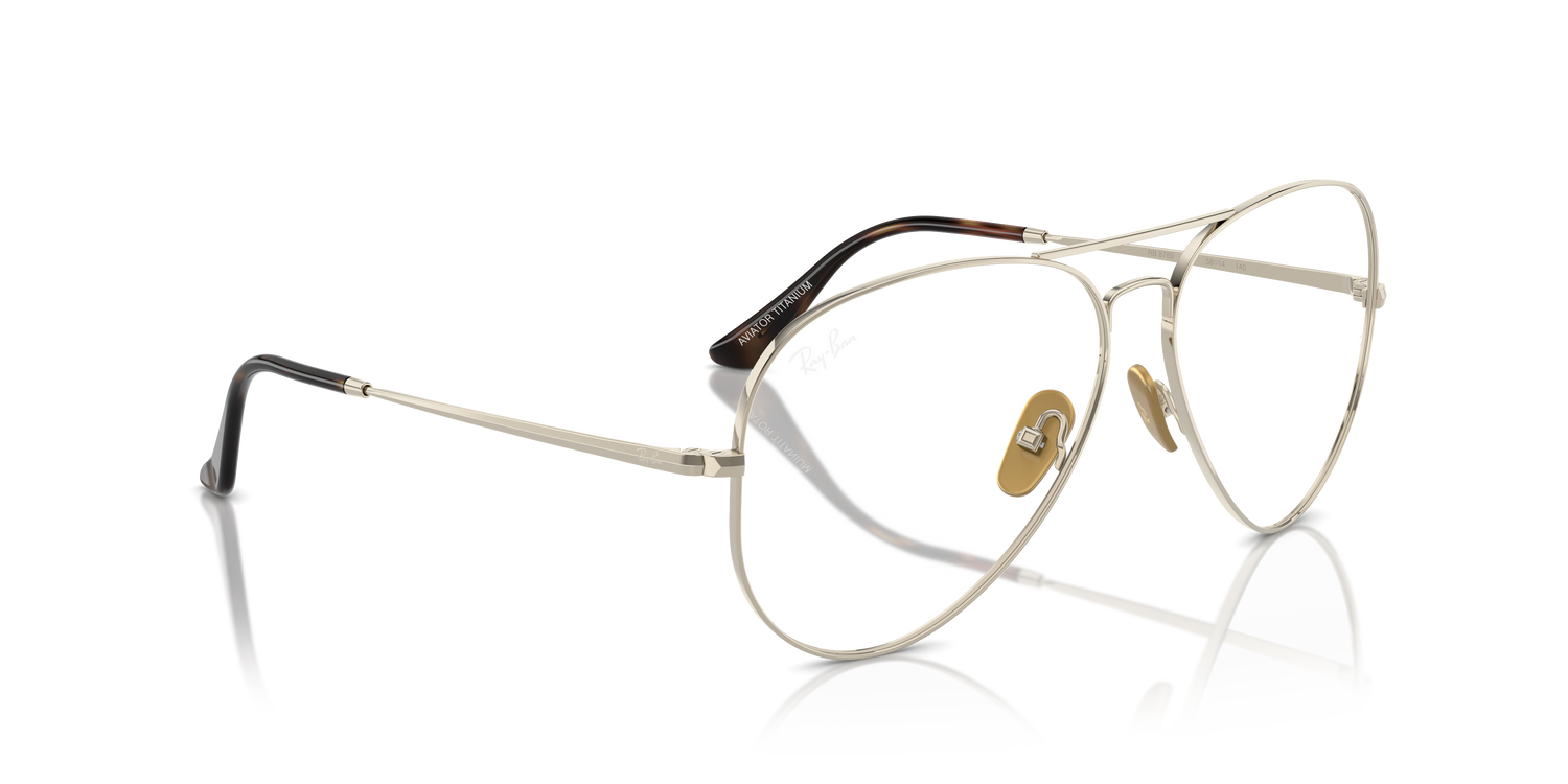 RAY-BAN RX8789 AVIATOR TITANIUM 1246 58