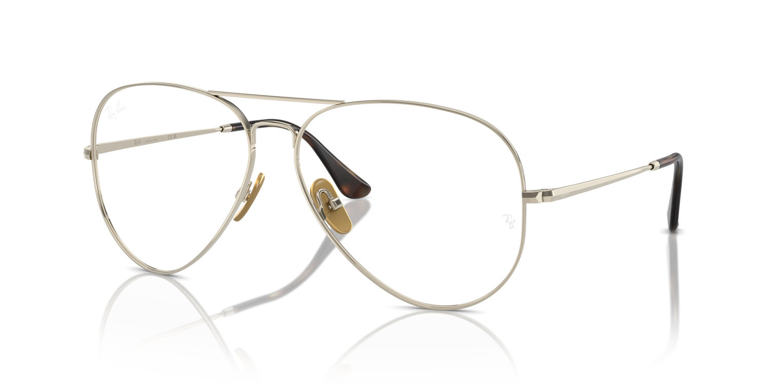 RAY-BAN RX8789 AVIATOR TITANIUM 1246 58