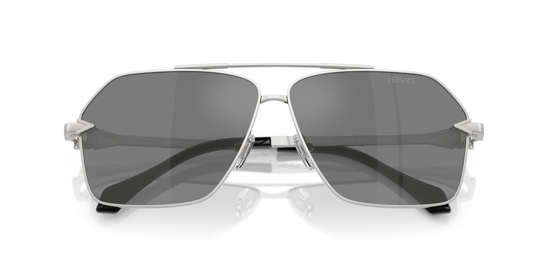 Translation missing: es.seo.product.type.gafas-de-sol versace ve2284 10006g plateado pilot masculino talla 63mm - Translation missing: es.seo.product.alt.imagen-secundaria