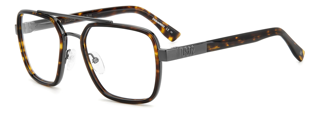 Translation missing: es.seo.product.type.gafas-graduadas dsquared2 d2 0064 ekp masculino talla 55mm - Translation missing: es.seo.product.alt.imagen-principal